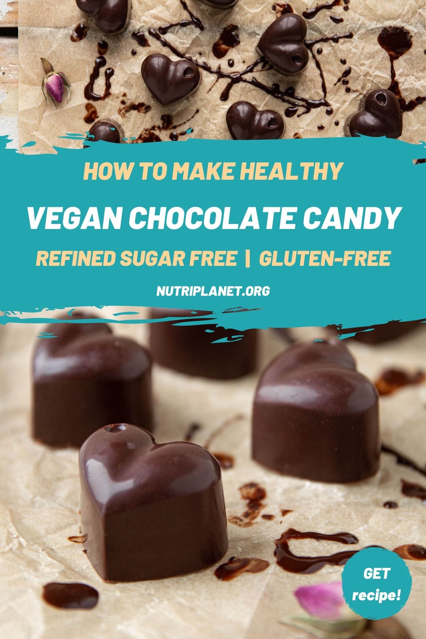 Delicious and decadent raw vegan chocolate candy recipe with a boost of superfoods.