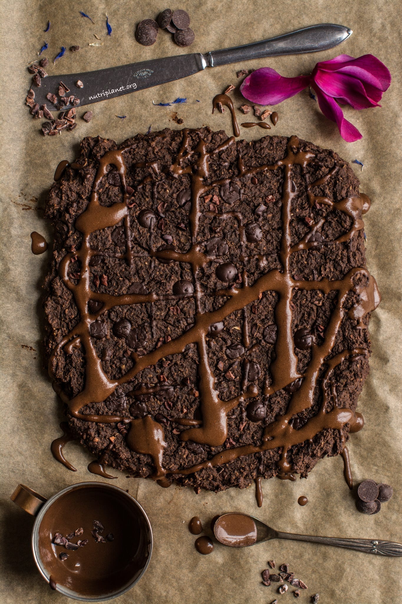 Vegan Gluten Free Brownies with Lentils [Oil Free and Refined Sugar Free]