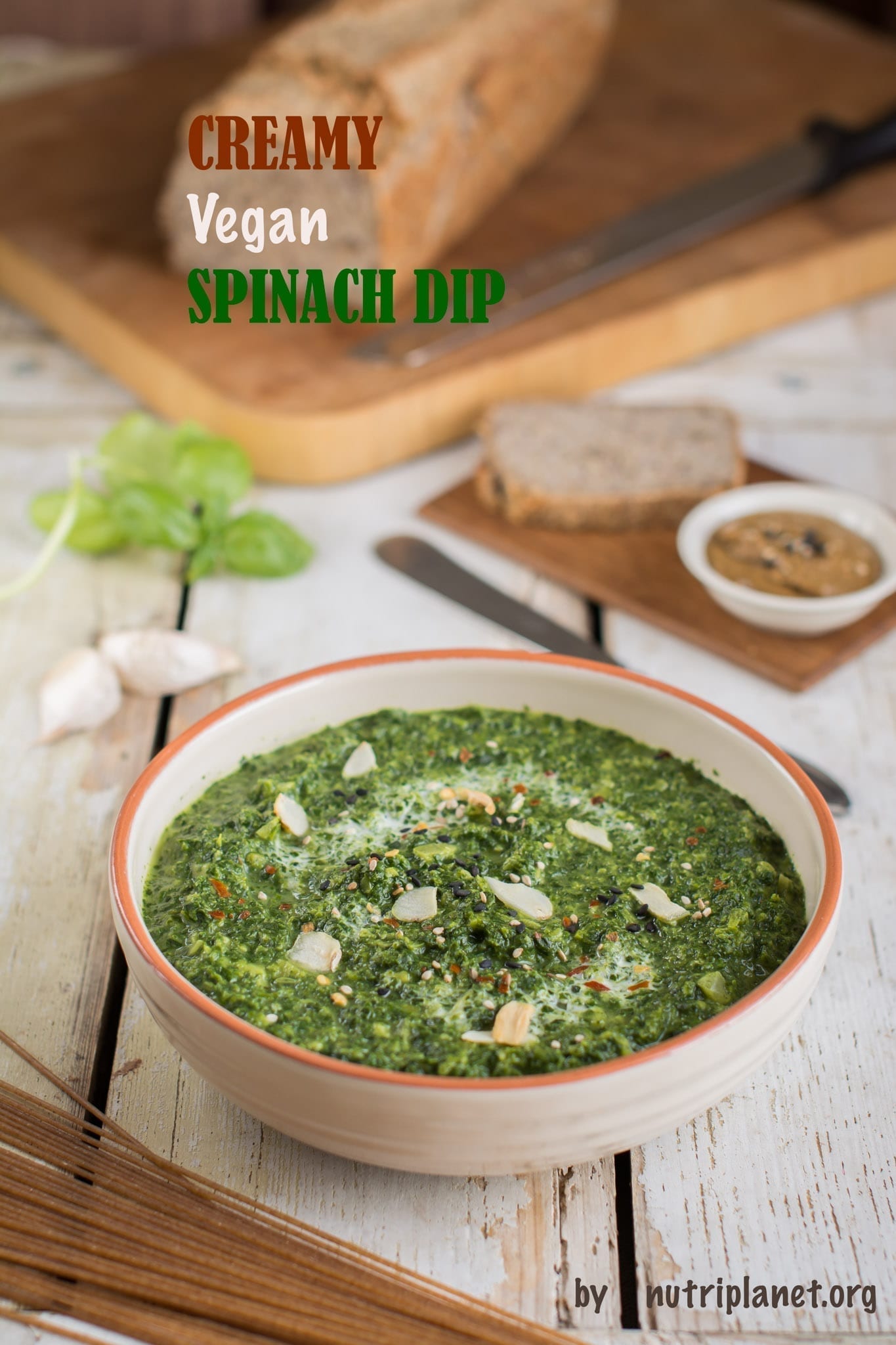 Creamy Vegan Spinach Dip