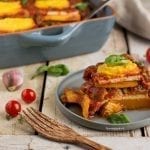 Vegan Squash Casserole with Cashew Cheese