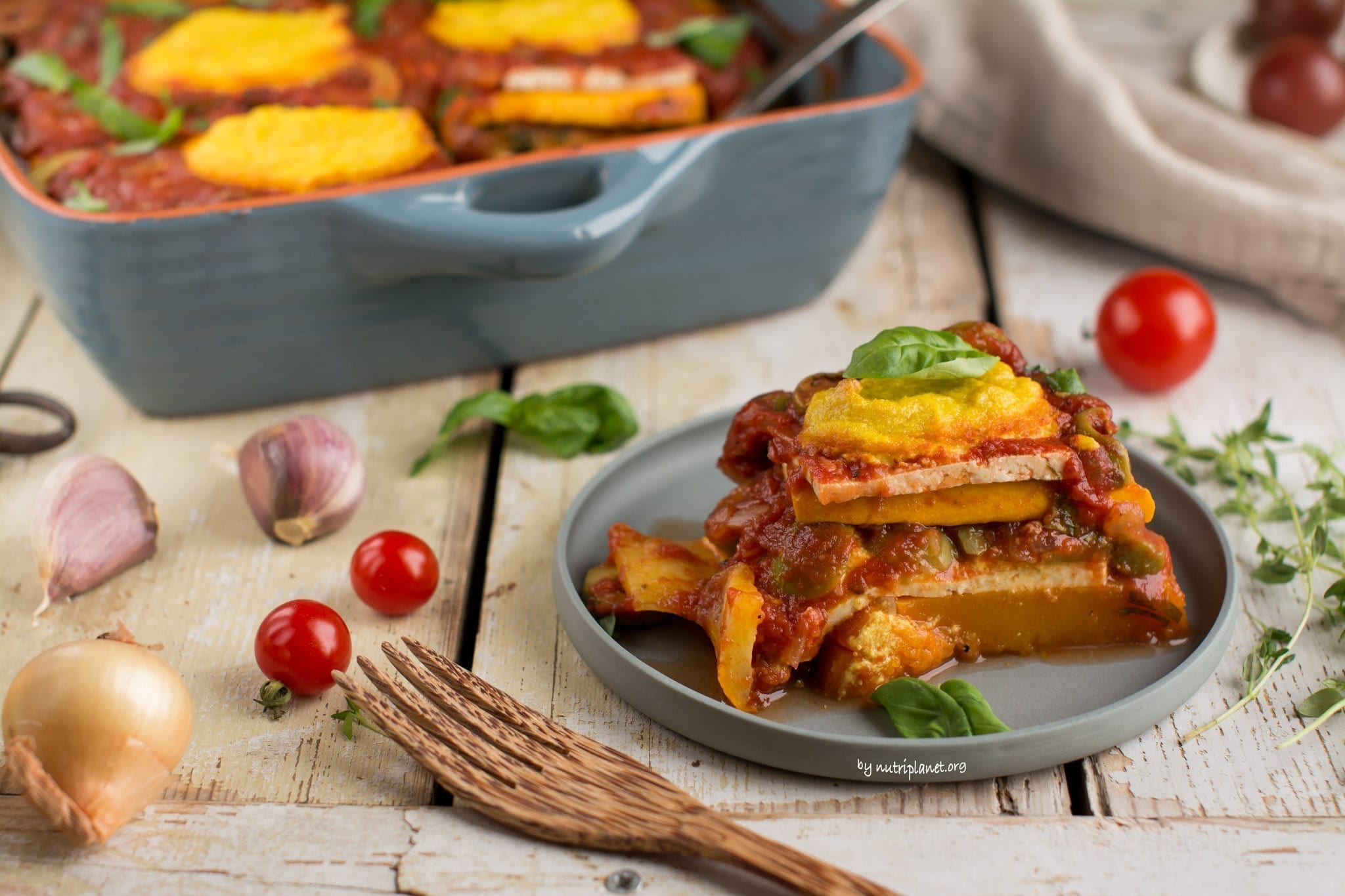 Vegan Squash Casserole with Cashew Cheese