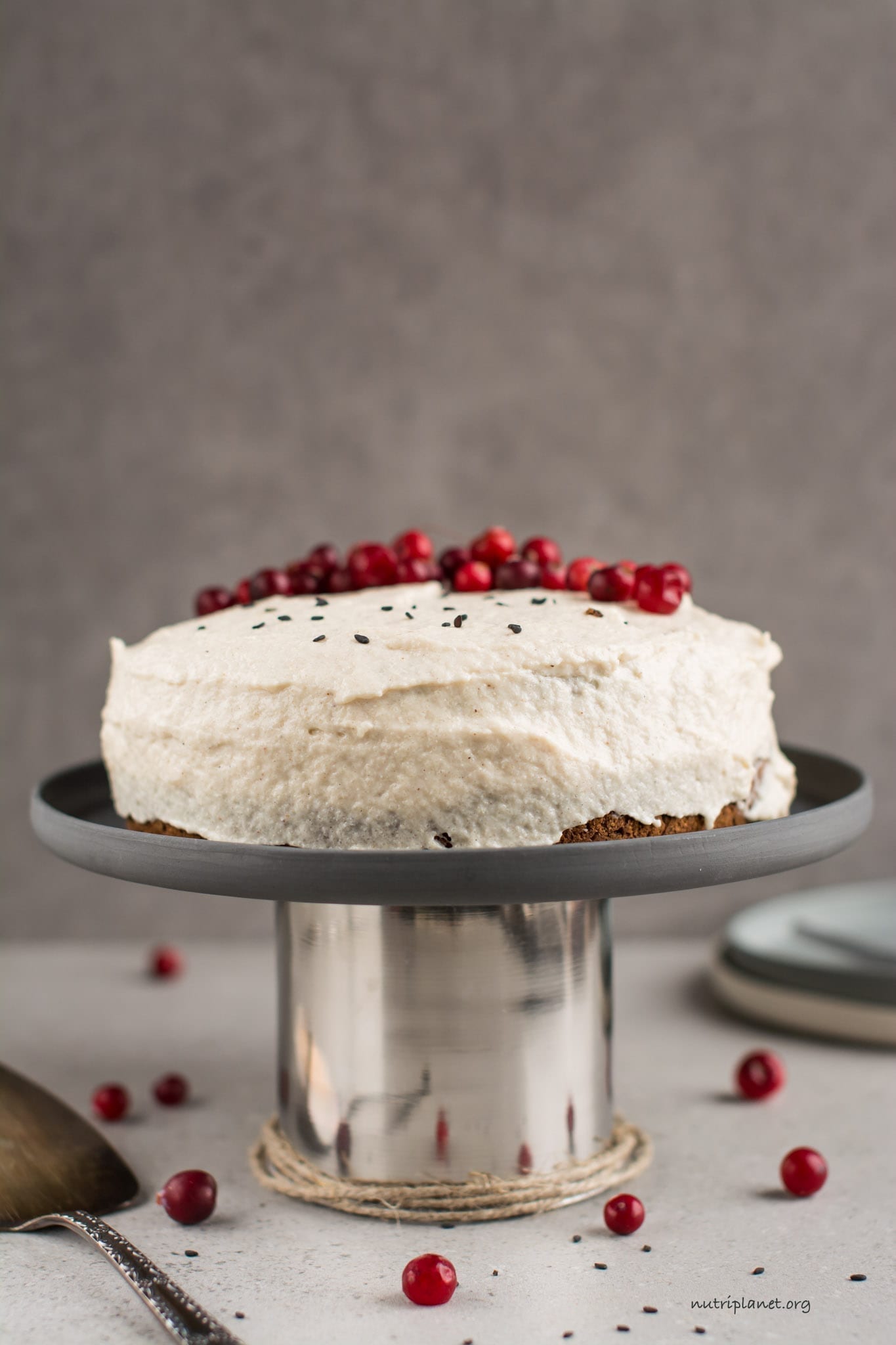 Vegan Carrot Cake with Vegan Cream Cheese Frosting