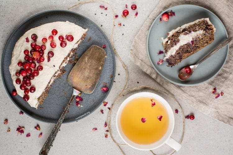 vegan carrot cake with frosting [gluten-free], video