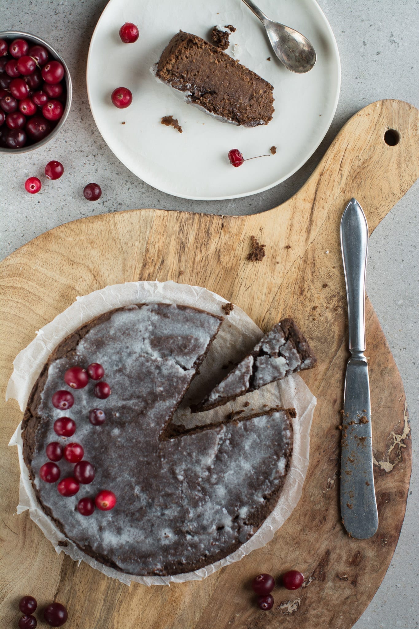 Gluten-Free Vegan Gingerbread Cake with Royal Icing