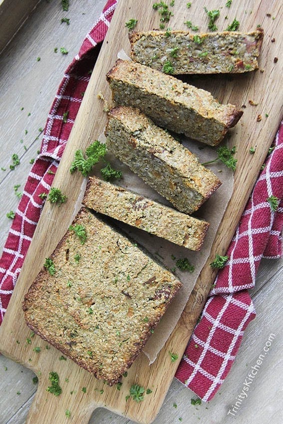 Vegan Christmas Dinner: Sweet Potato Seed Loaf