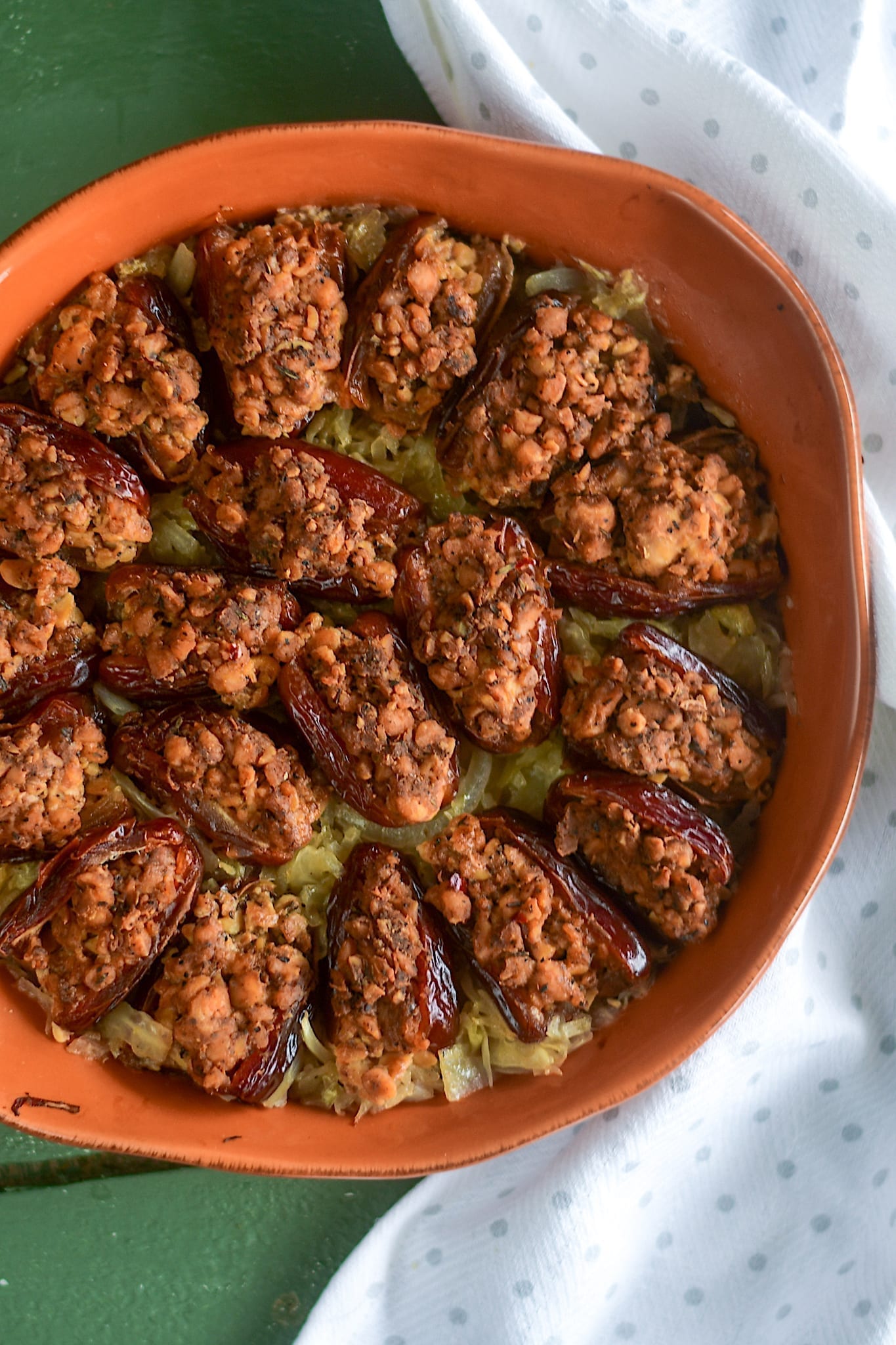 Vegan Holiday Recipes, Sausage Stuffed Dates