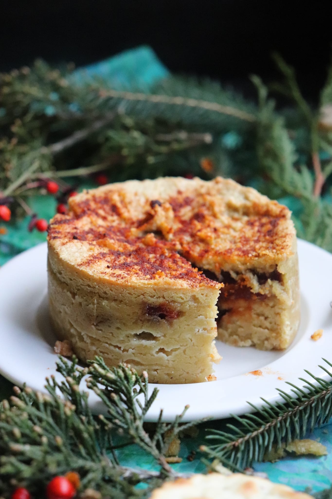 Vegan Holiday Recipes, Baked Vegan Cheese with Guava