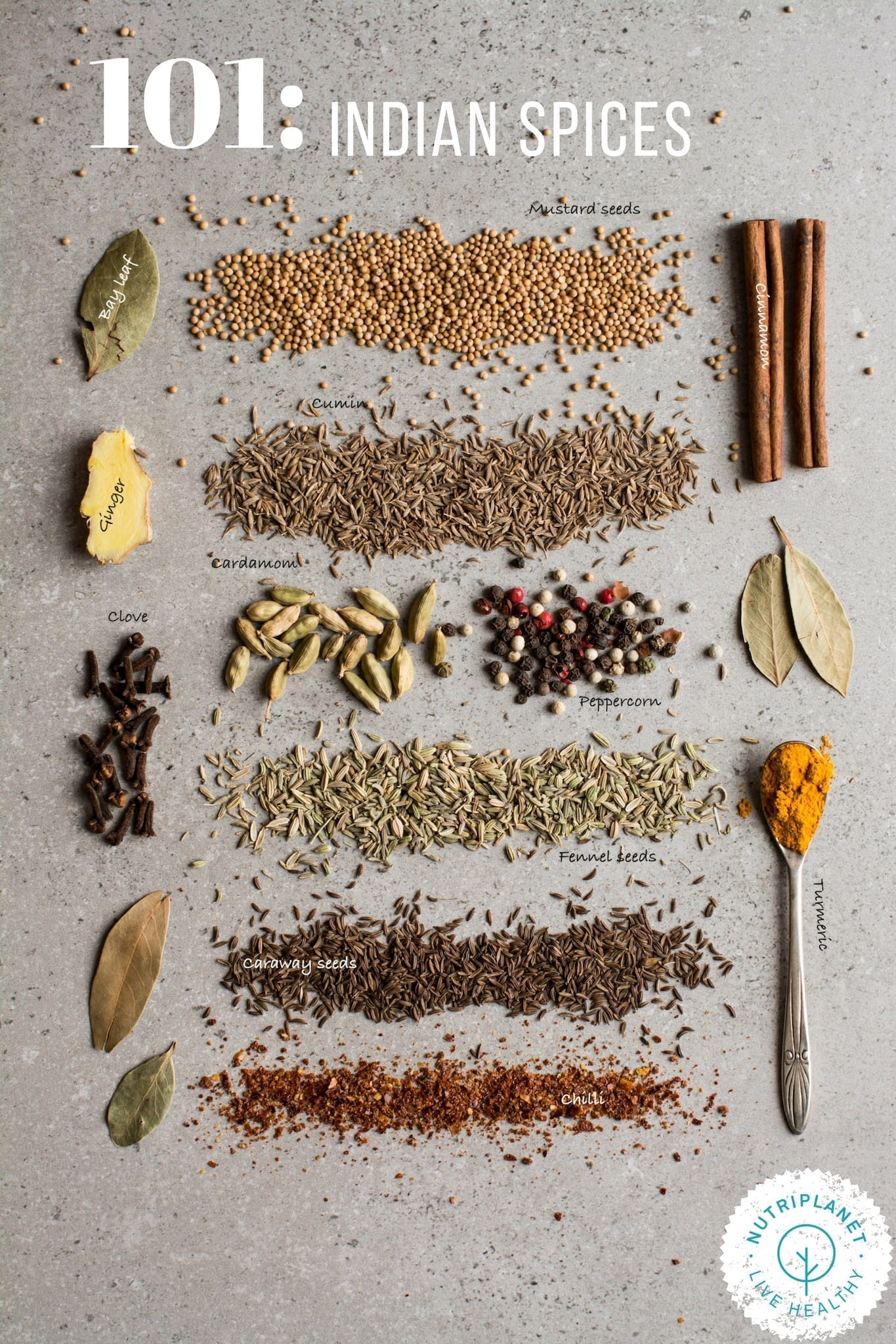 Basic Indian Spices Mix and Indian Spices 101