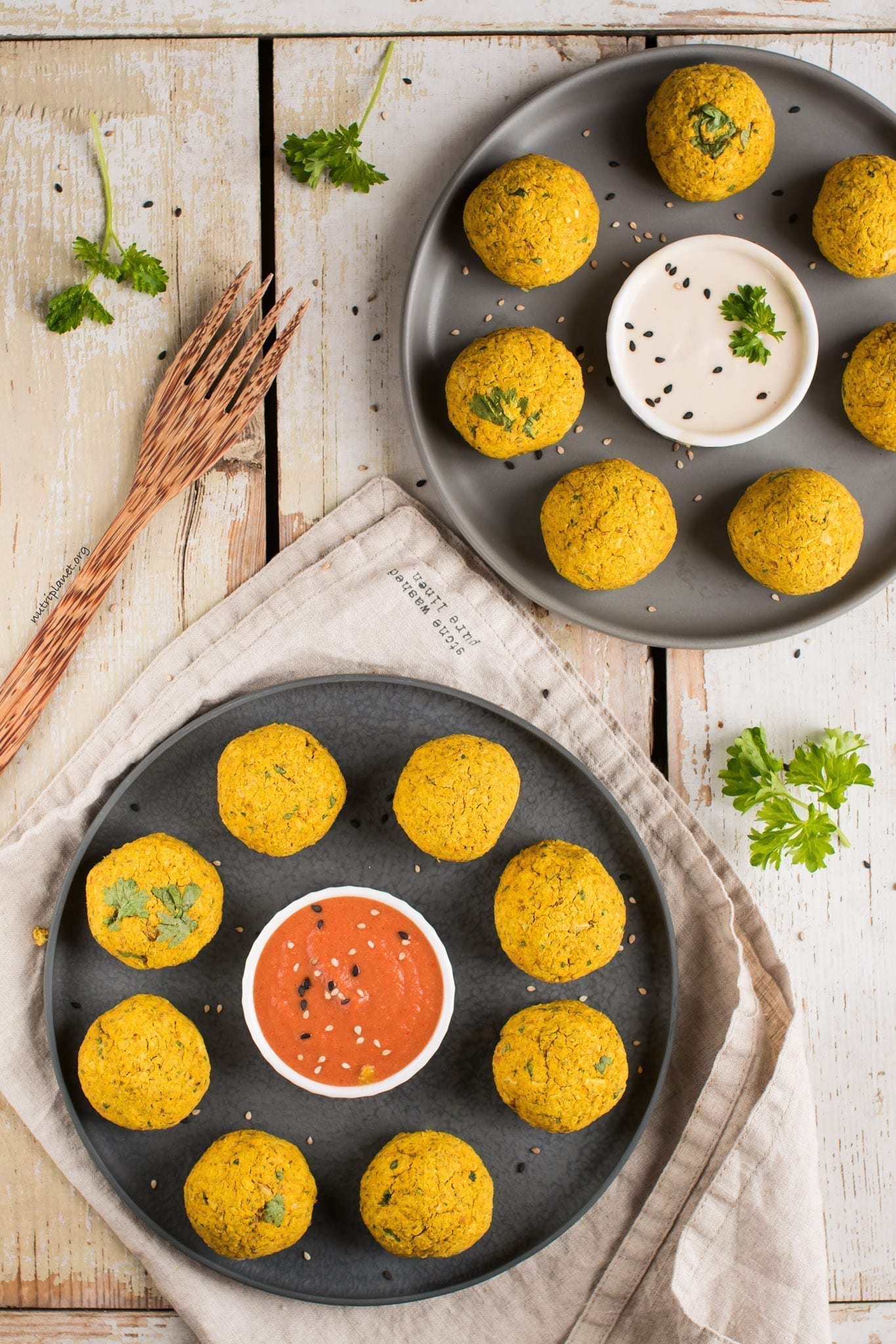 Easy Baked Vegan Falafel Recipe with Canned Chickpeas