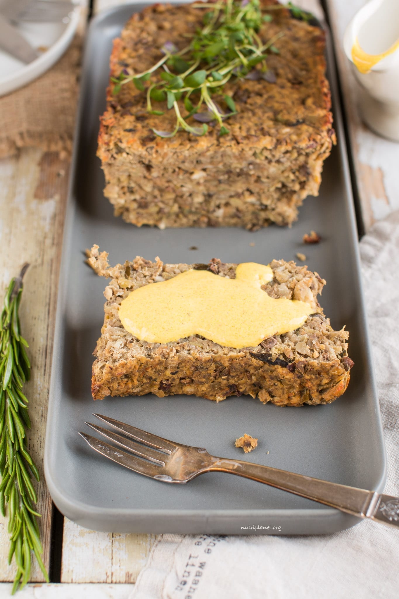 Simple Gluten-Free Vegan Lentil Loaf