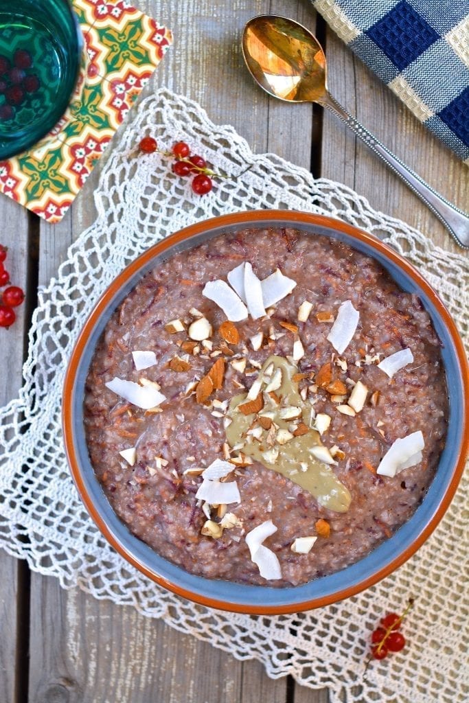 Candida Fighting Carrot Cake Porridge