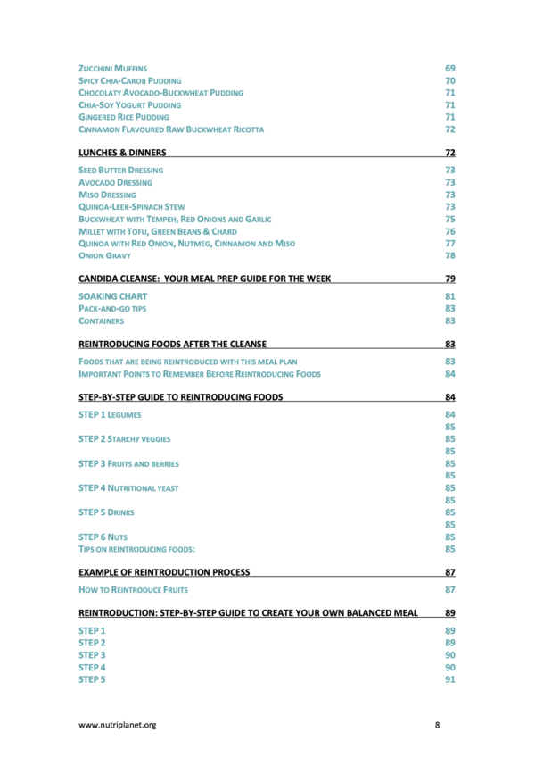 The Ultimate Bundle: Vegan Candida Cleanse + Reintroduction Meal Plans - Image 5