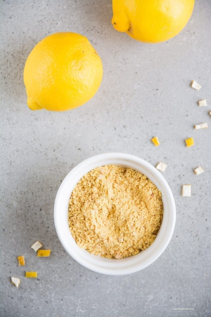 Homemade Dried Lemon Peel Powder