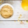 Polvo de cáscara de limón hecho en casa