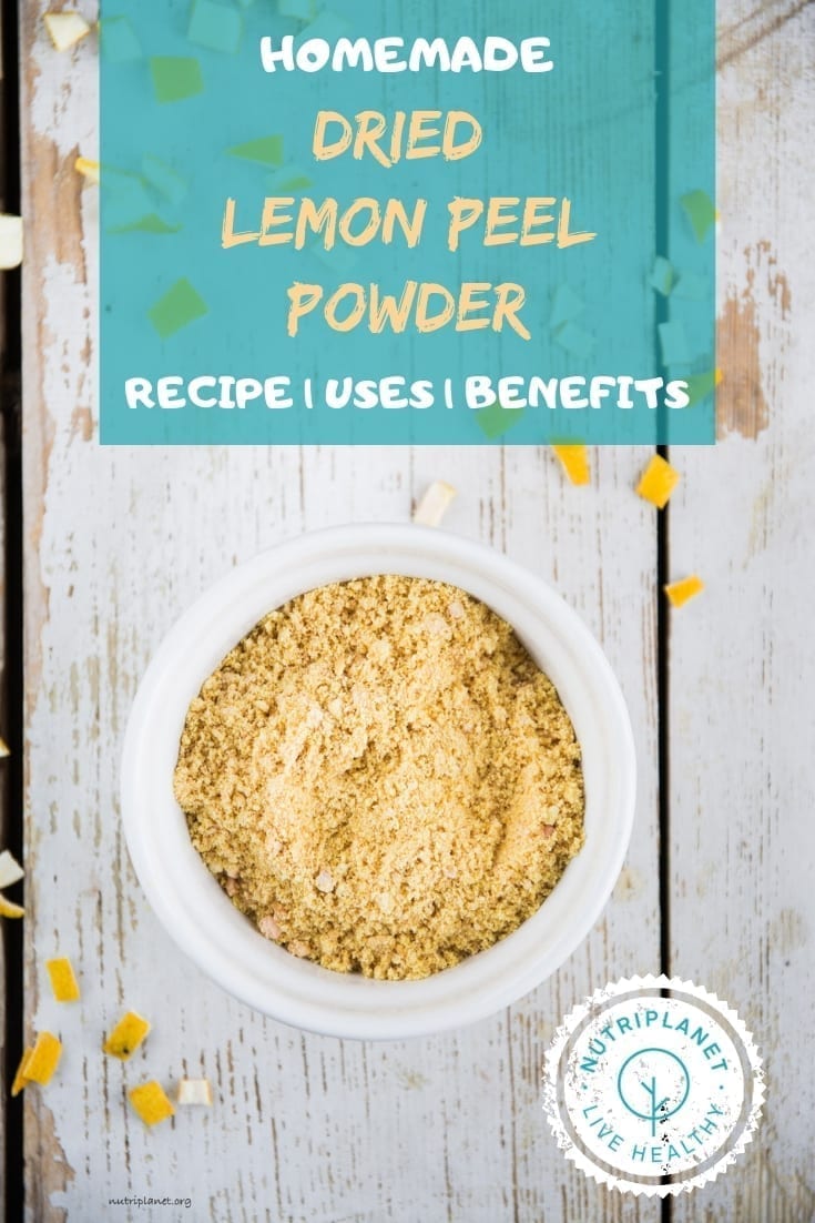 Homemade Dried Lemon Peel Powder