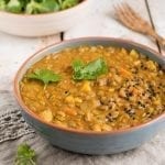Green Lentil Stew with Tomatoes