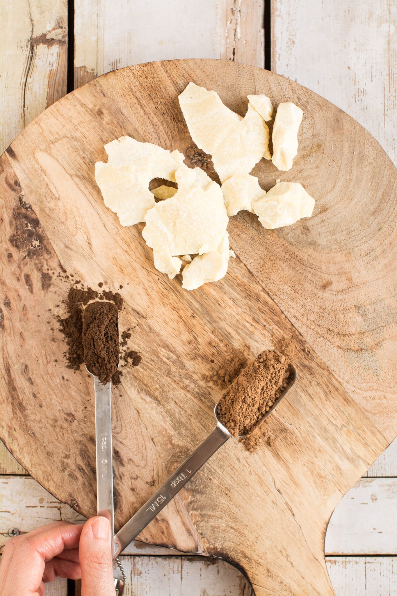 Homemade Unsweetened Carob Chips without Palm Oil