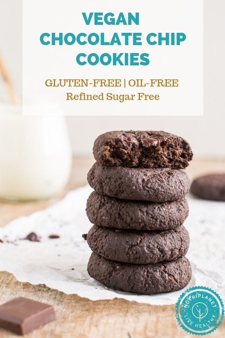 Vegan gluten-free chocolate chip cookies