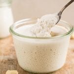 Rich and creamy 3-ingredient homemade cashew yogurt without yogurt maker.