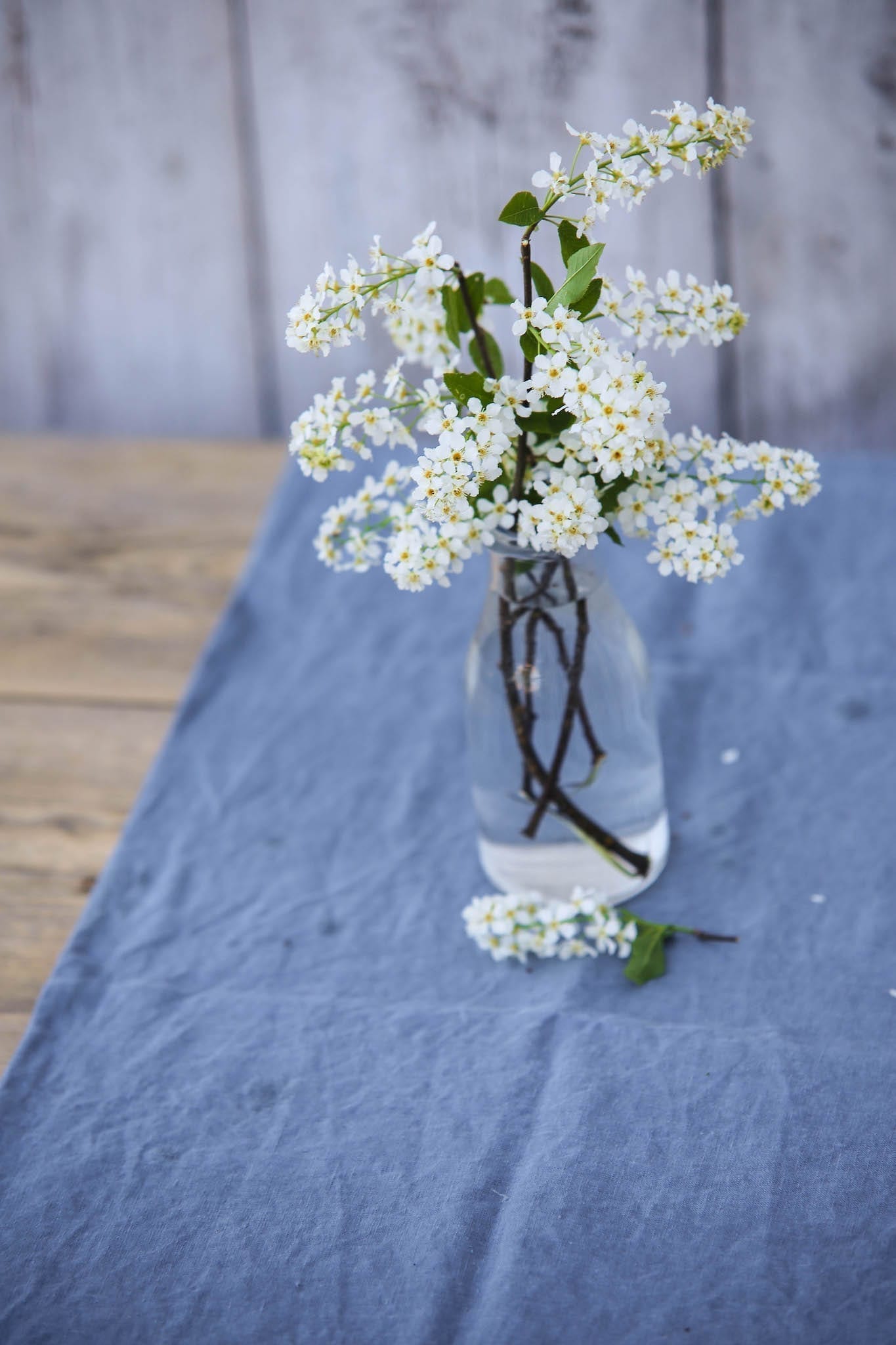 Blue Linen Tablecloth by MagicLinen