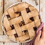 This gluten-free vegan plum pie will fill your kitchen with heavenly flavours.