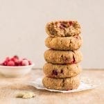 Those soft cardamom cookies with cranberries will be on spot for your afternoon cup of tea or coffee. You’ll only need 20 minutes of your time, a bowl and a blender.