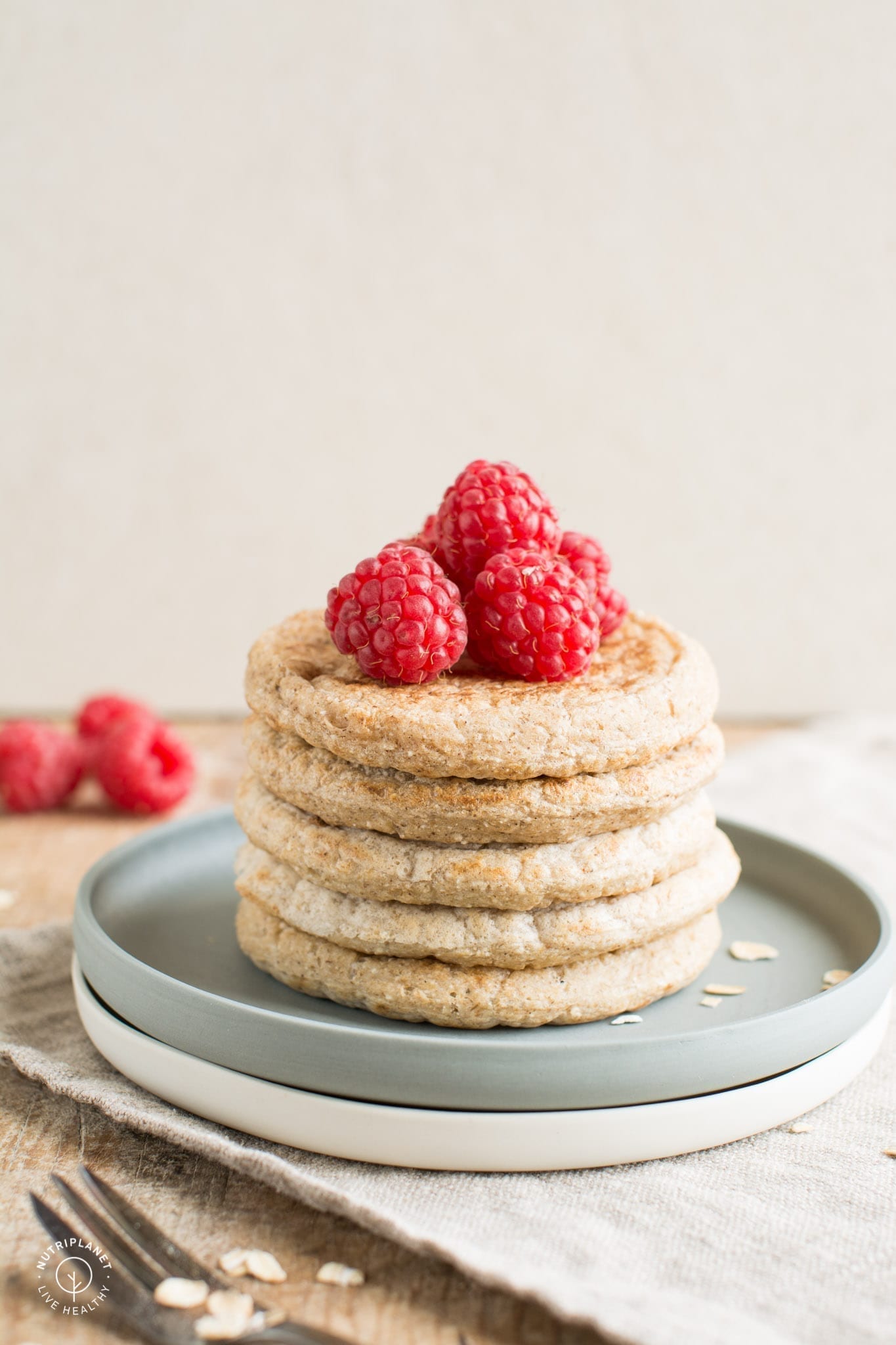 Those light and fluffy vegan oatmeal pancakes with coconut flour excel in simplicity as well as delightful taste. 