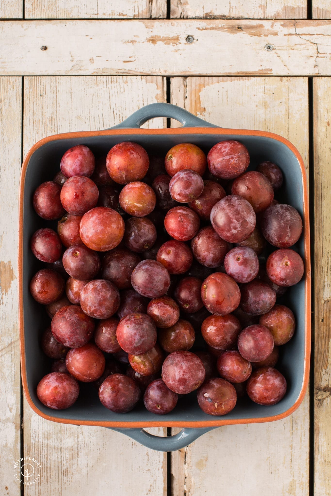 Spiced low-sugar plum jam for canning that will make a perfect spread for toast or topping for porridges, pancakes and waffles.