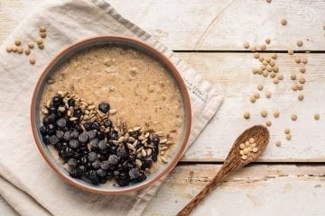 Low carb lentil oatmeal