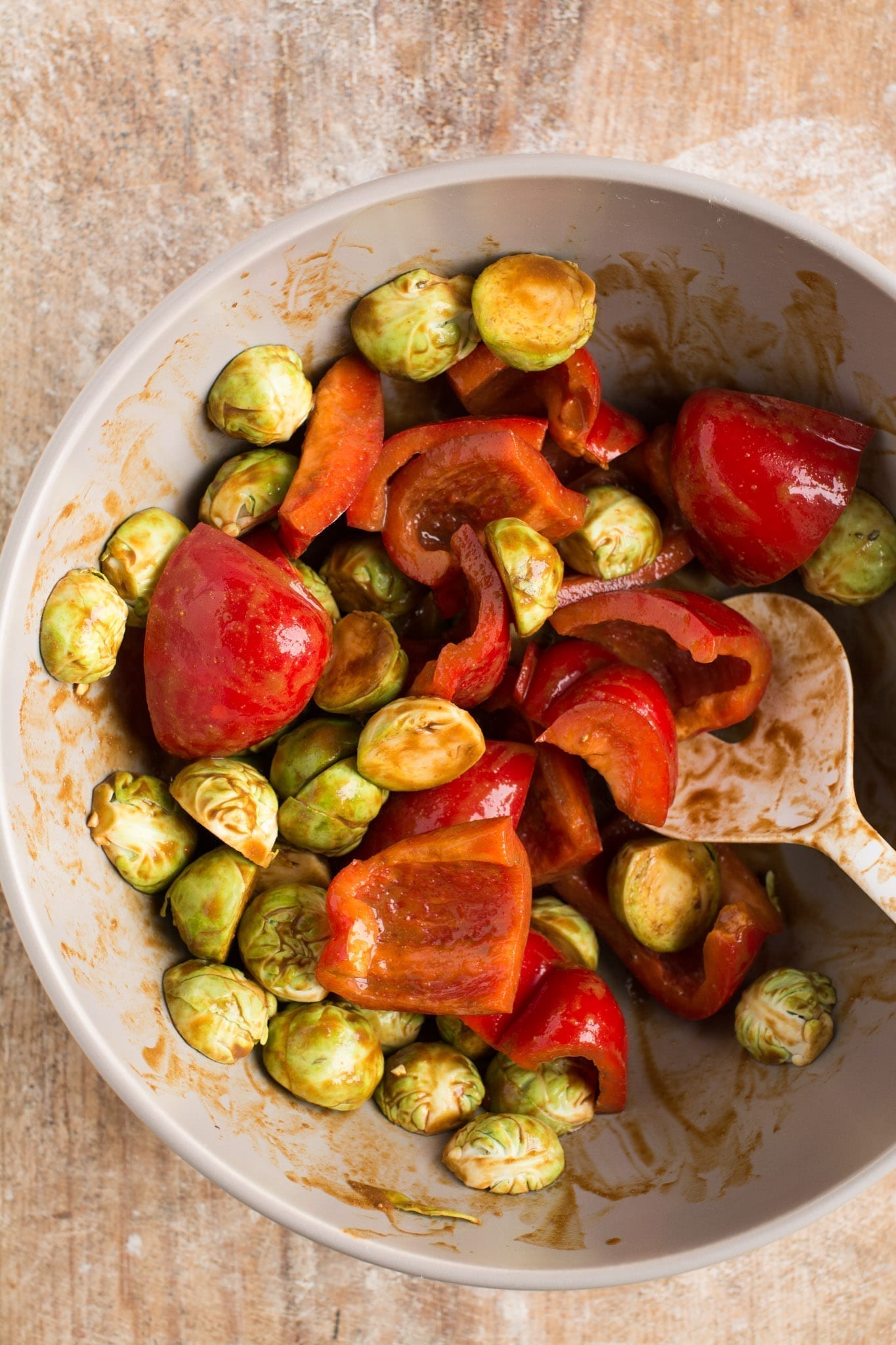 Miso Roasted Vegetables oil free