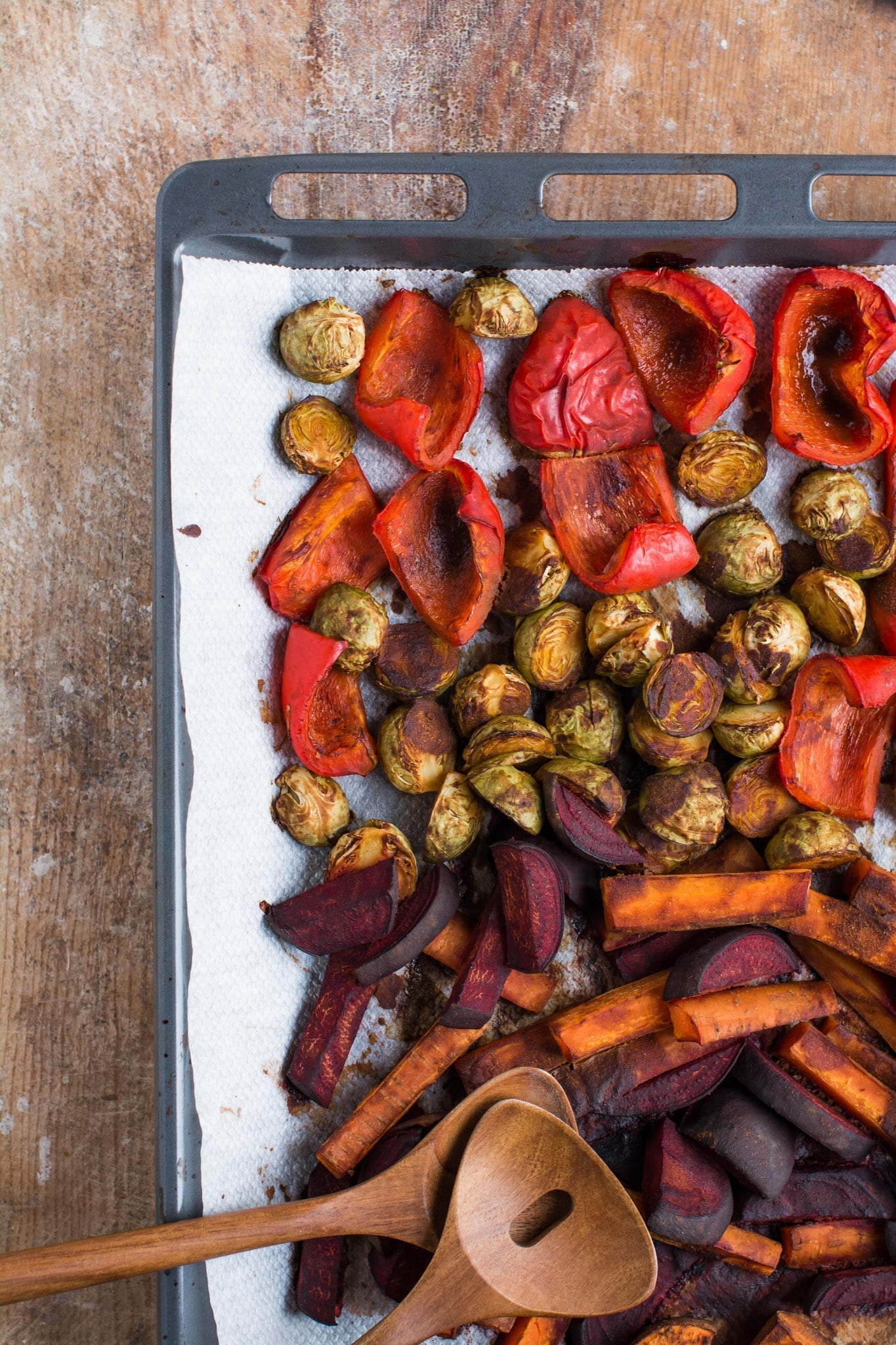 Miso Roasted Vegetables oil-free