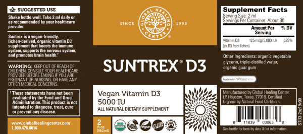 Liquid Vitamin D3 Supplement - Lichen Derived - 5,000 IU - Image 2