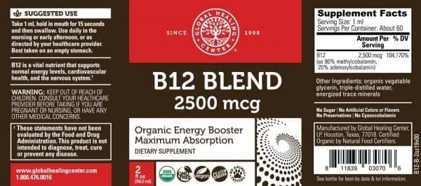 B12 Tri-Blend | Double Potency | 2500 mg | (2 fluid oz) - Image 2