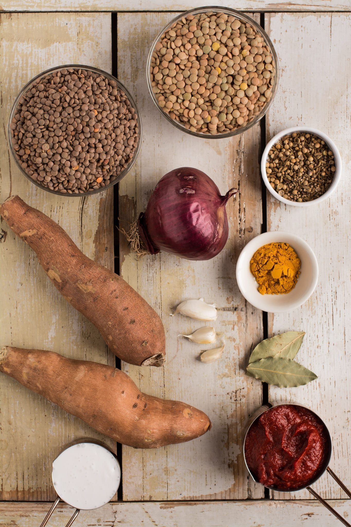 Sweet Potato Lentil Stew Ingredients