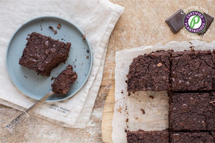 Soft and fudgy whole food plant-based chocolate beet brownies that are gluten-free and exceptionally easy to make. You’ll only need a food processor and 10 minutes of your time.