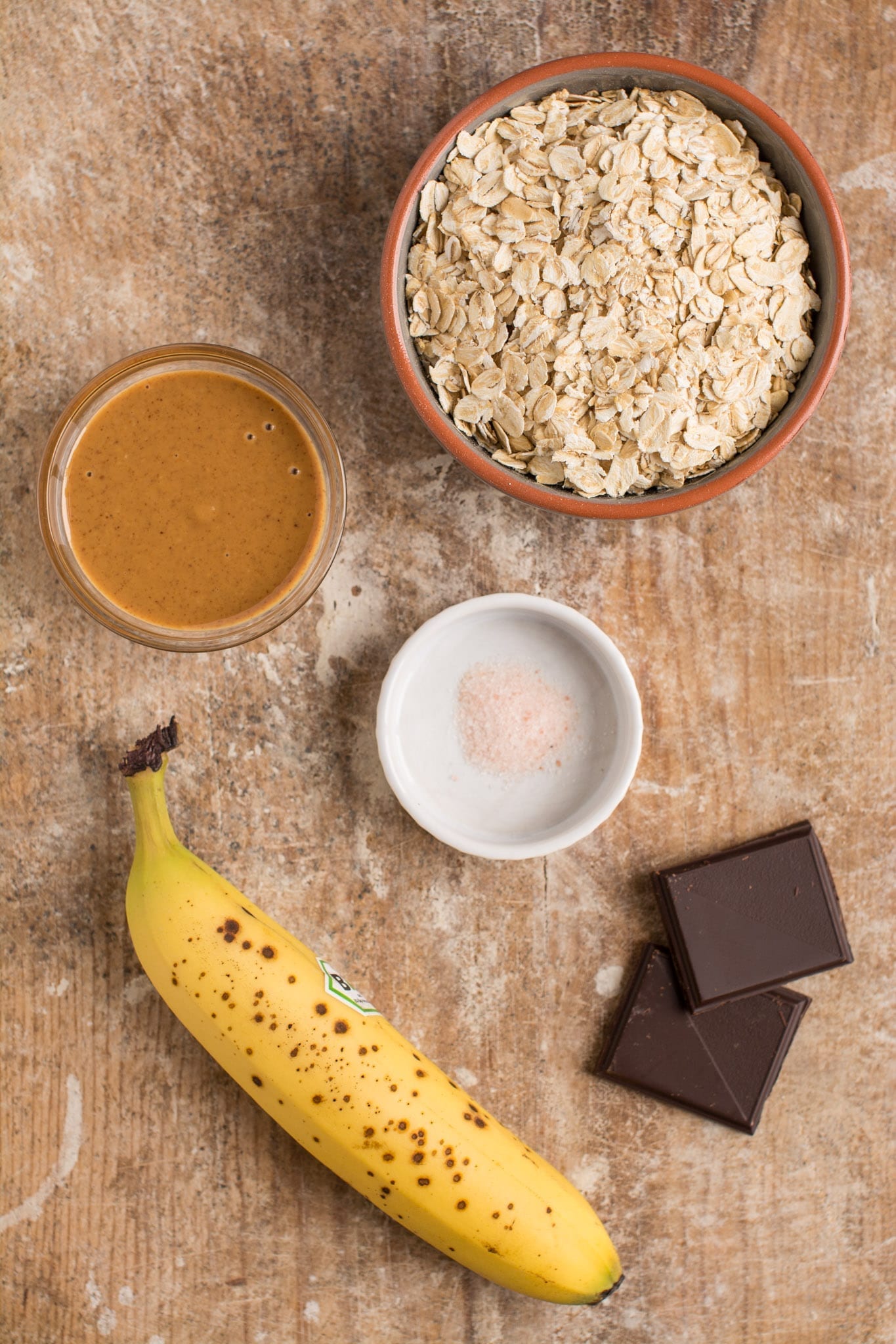 Vegan Oatmeal Cookies Ingredients