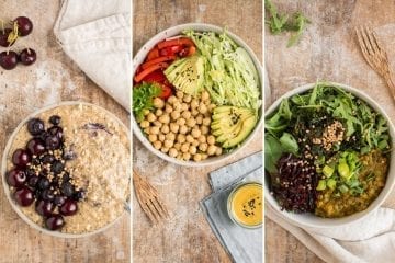 ¿Cuáles son los alimentos más saludables y cuánta cantidad debes comer a diario? Consulta Docena diaria del Dr. Greger y el sistema de semáforo para obtener el máximo beneficio de la dieta basada en plantas.