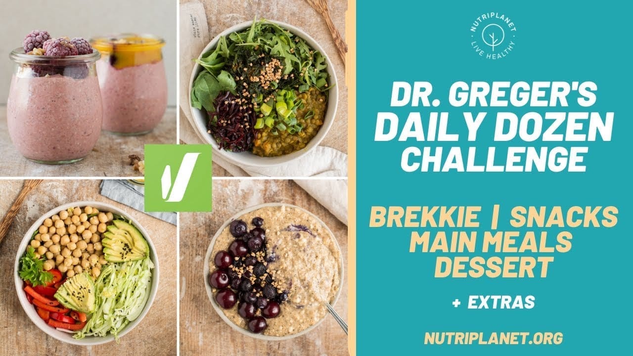Dr. Greger's Daily Dozen Checklist for Optimum Health