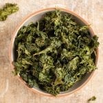 Try those delicious baked kale chips that are also oil-free. It’s a great recipe for a healthy snack instead of potato chips for when you crave something crispy and a bit salty.