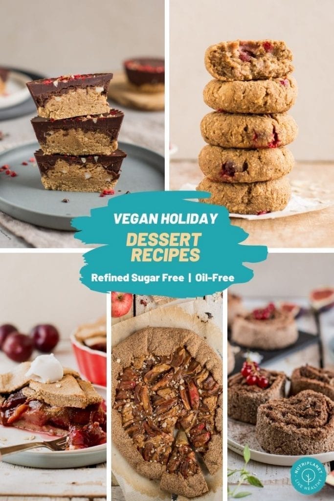 Holiday Dessert Recipes: Healthy, Vegan, Refined Sugar Free | Nutriplanet