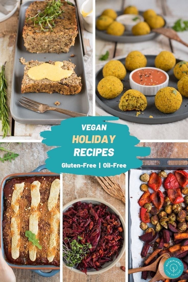 Learn how to make 12 healthy vegan holiday recipes that everyone will love!