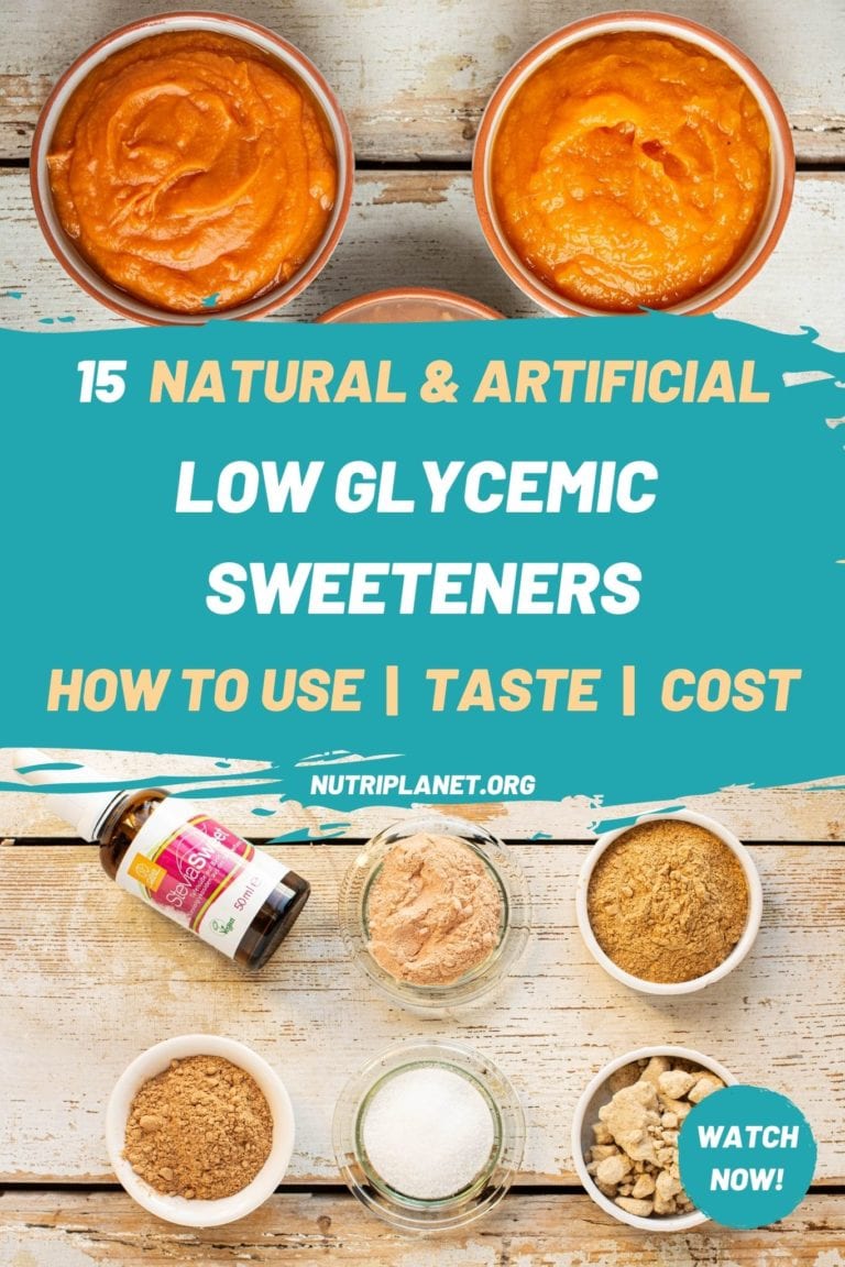15 Low Glycemic Sweeteners and How to Use Them [Video]