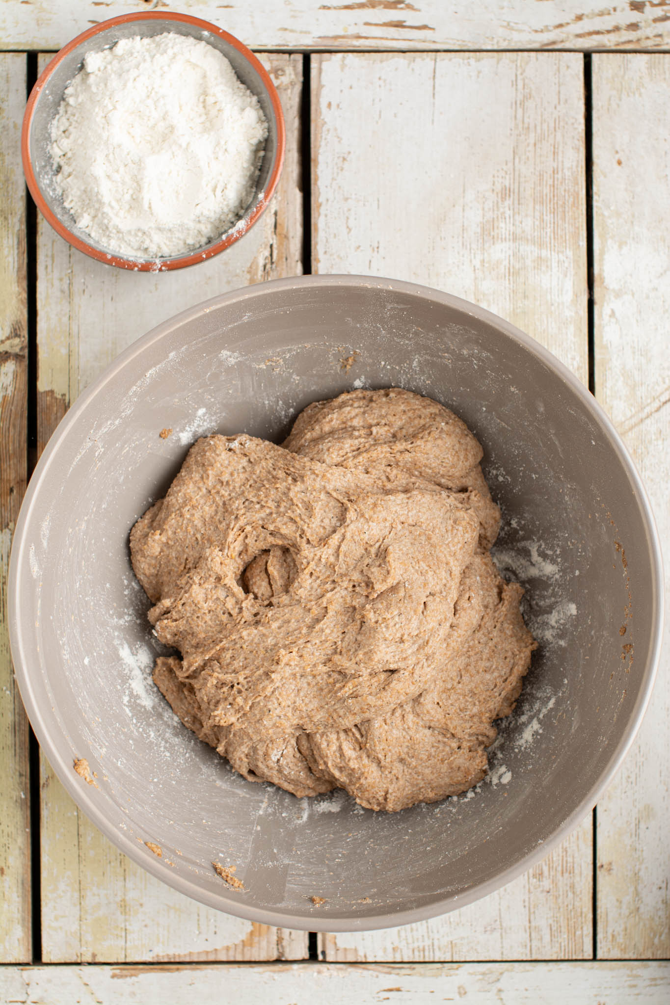 Whole Spelt Sourdough Bread Batter