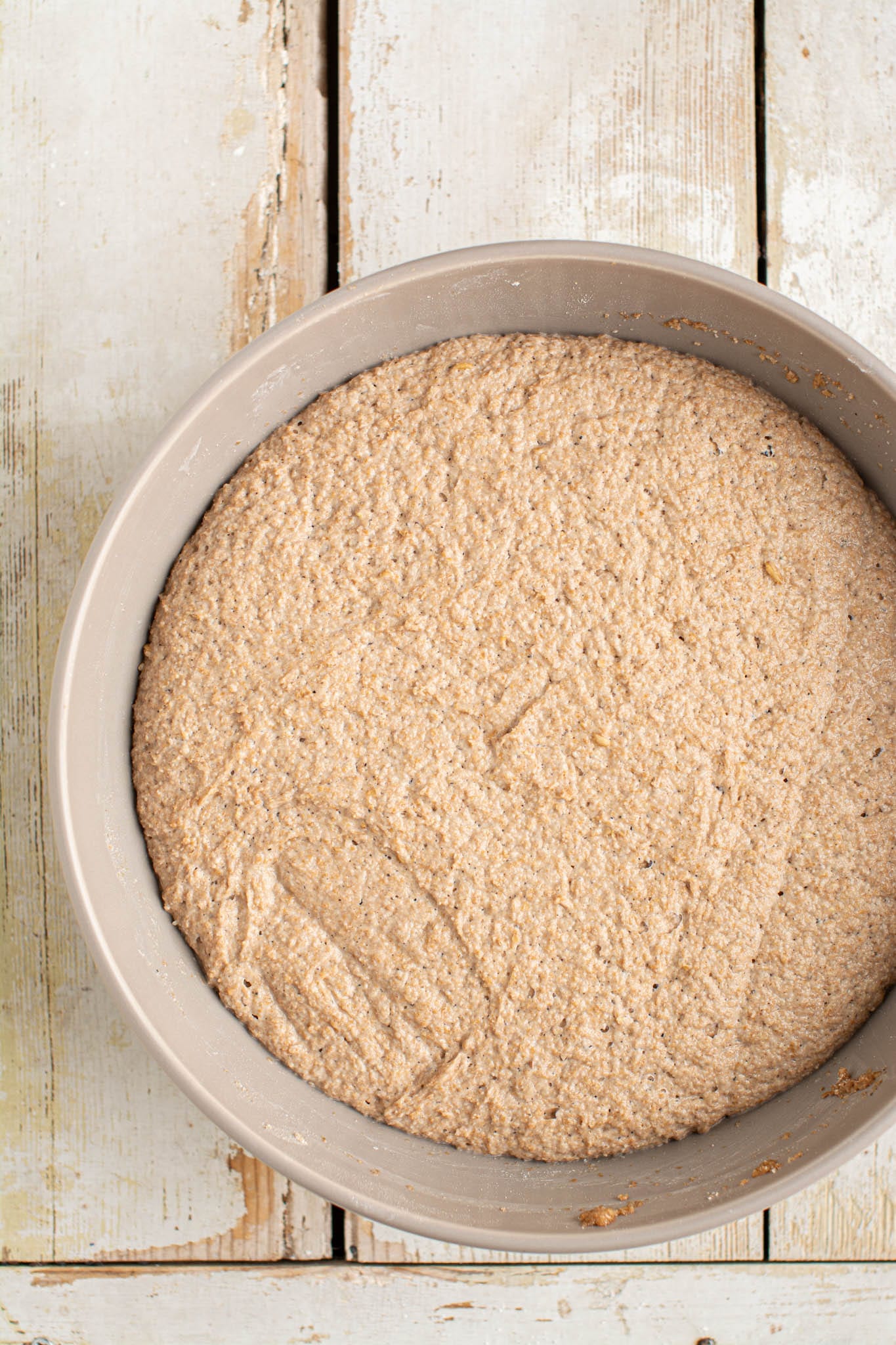 Whole Spelt Sourdough Bread Batter