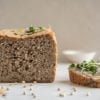 Learn how to make a delicious yeast-free gluten-free sourdough bread using buckwheat and quinoa groats.