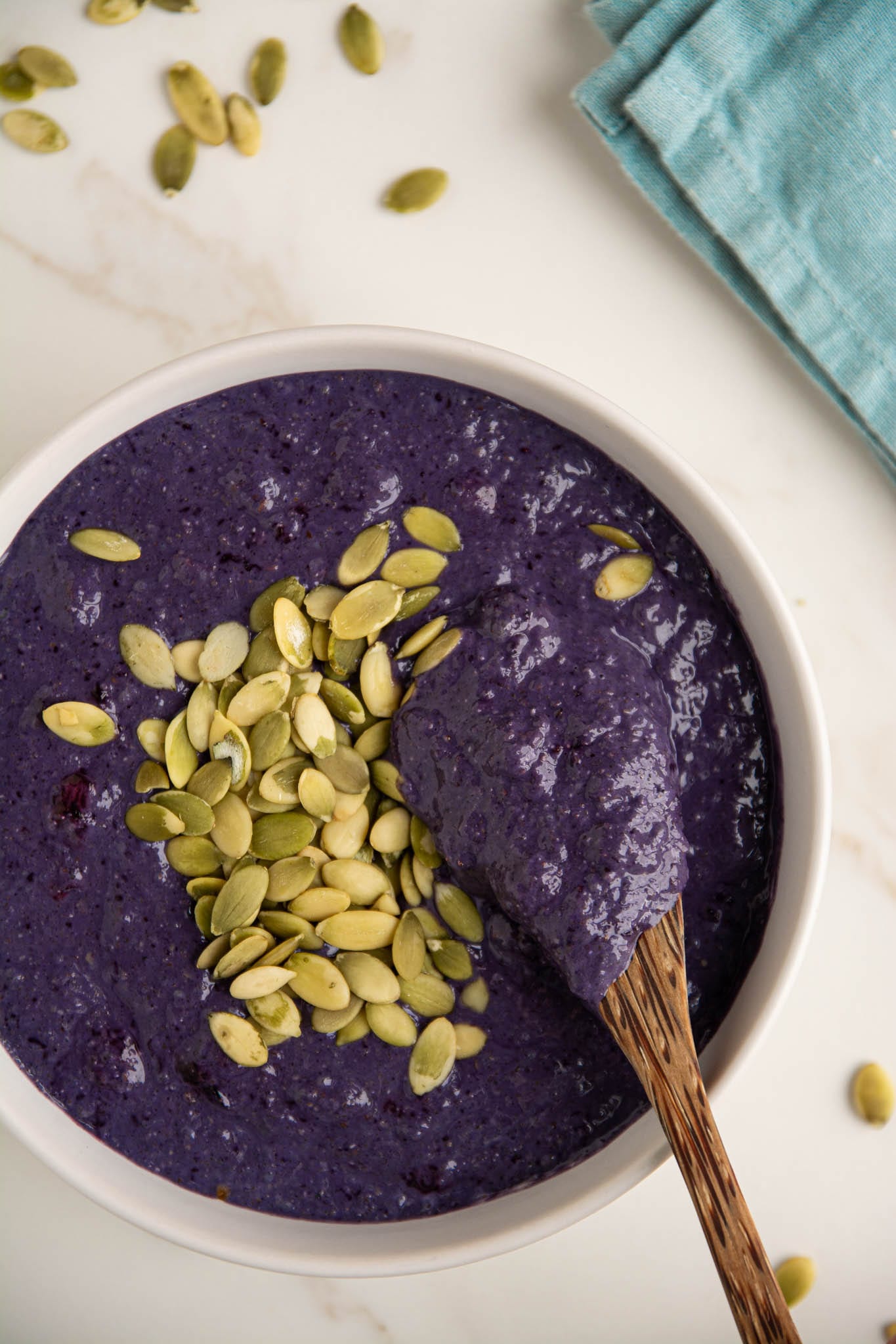 Blueberry Protein Bowl for breakfast