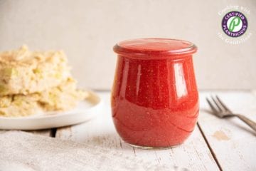 Let’s make an easy strawberry sauce using fresh strawberries. All you need is a blender and 3-4 ingredients. This sauce is ideal for pancakes, crepes, waffles, cheesecake, pound cake, ice cream, and other desserts.