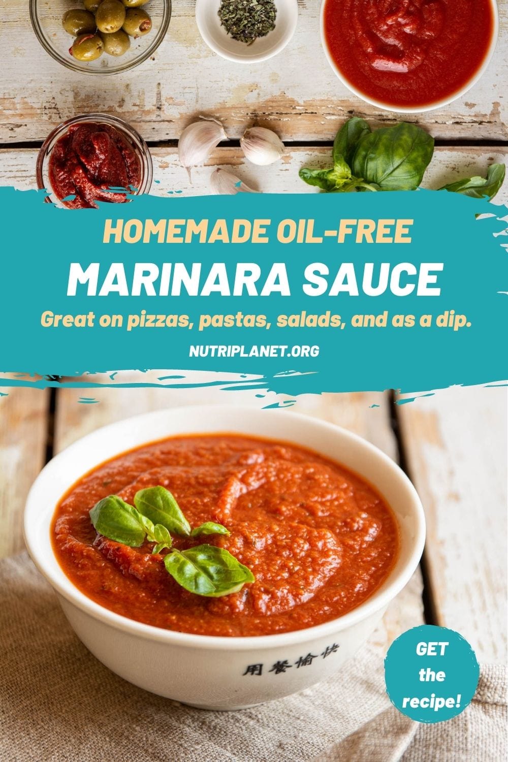 Homemade Marinara Sauce Oil-Free