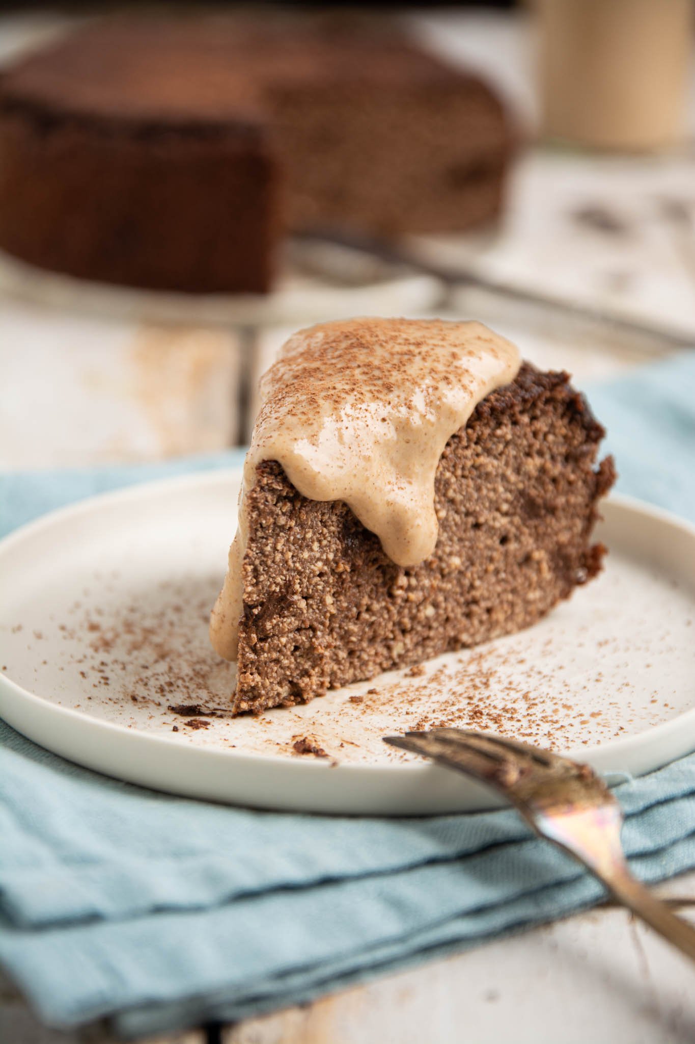 Learn how to make a healthy vegan chocolate cheesecake with chocolate chips and tofu but without crust.