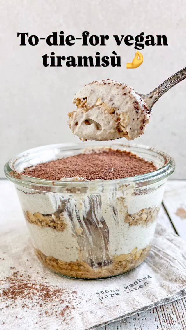 This vegan tiramisu took me months to perfect — and it was absolutely worth it. 🤌

Creamy, indulgent, and completely plant-based. My son would eat it every day if he could. 🙃

Made with a cashew + silken tofu cream that’s honestly to die for, whole grain oat cookies, and a splash of decaf espresso. No dairy, no eggs — just pure plant-based indulgence.

Perfect for Easter — or honestly, any day you need something beautiful and nourishing.

One question: do you know a good-quality, additive-free rum alternative? Drop it in the comments — I’d love to try it!

💛 Comment TIRAMISU below and I’ll send you the full recipe card.

Sending you lots of light and love 🌞💚
Nele

I also welcome you on👧🙋‍♀️
𝙁𝙖𝙘𝙚𝙗𝙤𝙤𝙠: nutriplanet.health.hub
𝙋𝙞𝙣𝙩𝙚𝙧𝙚𝙨𝙩: nutriplanet
𝙏𝙬𝙞𝙩𝙩𝙚𝙧: thenutriplanet
𝙔𝙤𝙪𝙏𝙪𝙗𝙚: @nutriplanet

May this reach those who are asking.�May it move only where it’s welcome —�and may that be enough.

#vegantiramisu #plantbaseddessert #veganeaster
